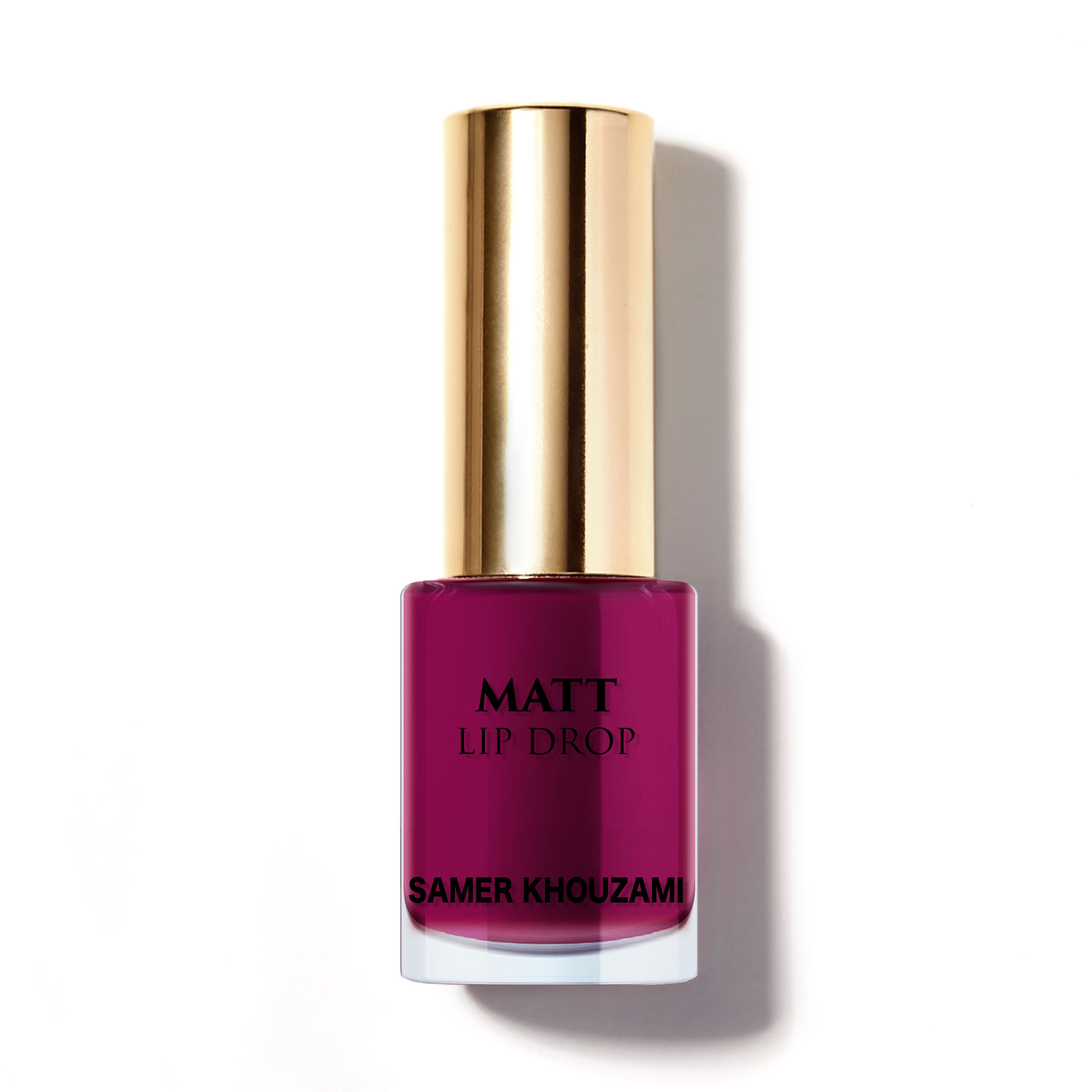 Samer Khouzami Matt Lip Drop Liquid Lipstick - Plum 308